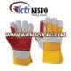 Cow split leather heavy duty double palm gloves Kespo