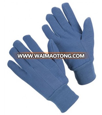 OEM cotton knitting fleece work gardening gloves bulk for women and men