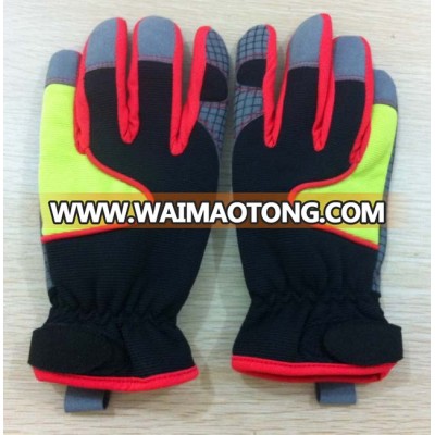 non-slip silicone palm synthetic leather gardening gloves women