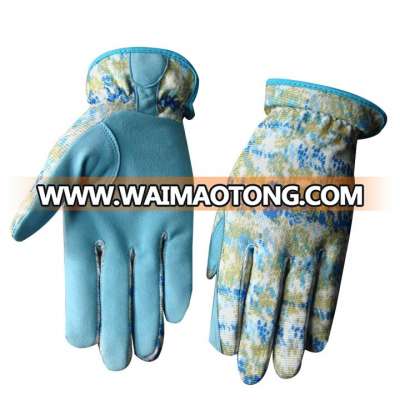 Ladies PU Leather work glove