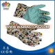 FT SAFETY Floral Print 100%Cotton Garden Working Gloves With PVC Dots